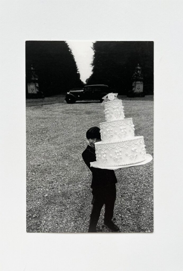 Cartolina Fashion story per Vogue Sposa, 1994