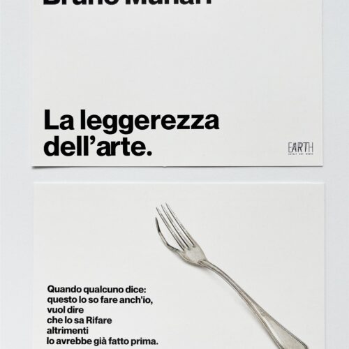Cartolina Bruno Munari. La leggerezza dell'arte