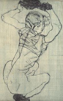 Knieendes Madchen 1914