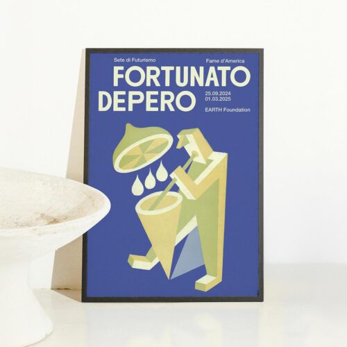 Locandina FORTUNATO DEPERO. Sete di Futurismo, fame d’America