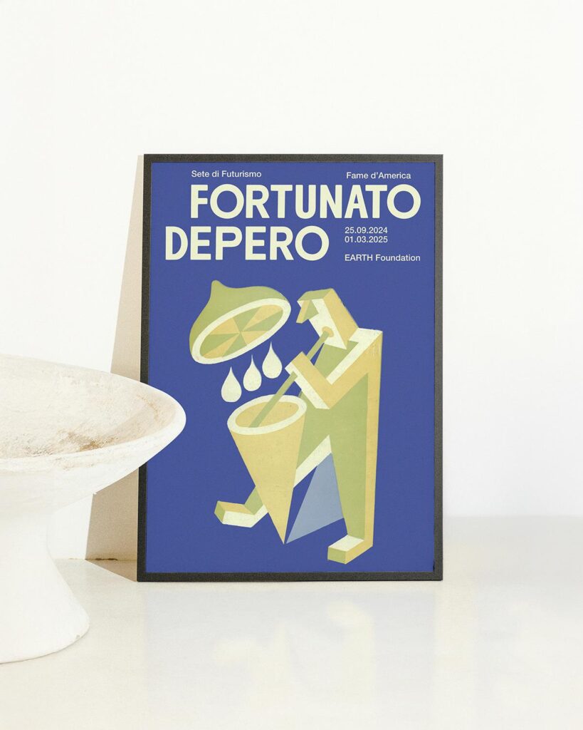 Locandina FORTUNATO DEPERO. Sete di Futurismo, fame d’America