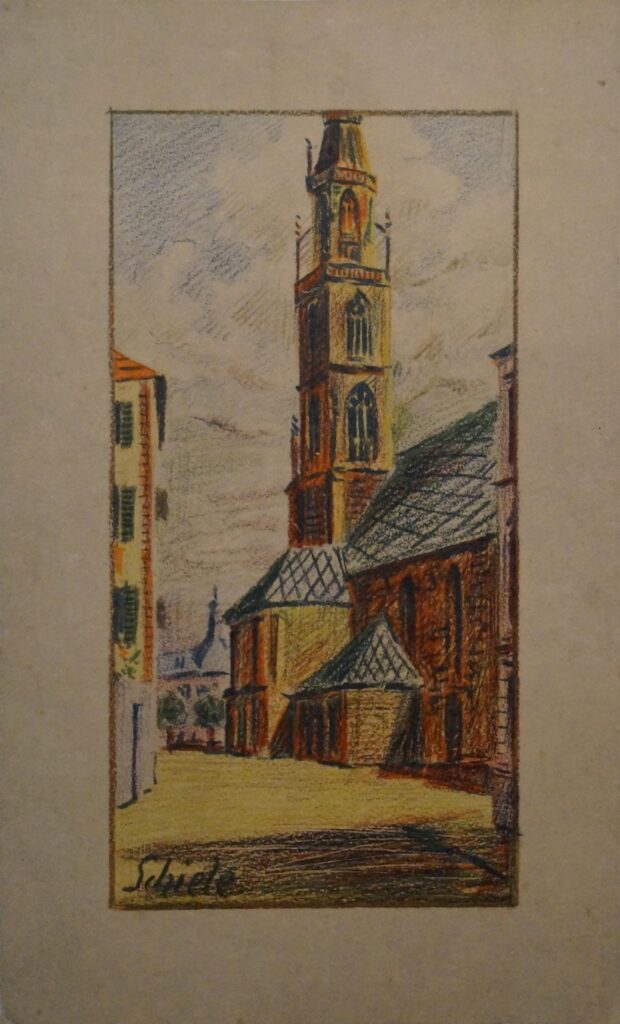 Egon Schiele Kirche Von Bozen 1906