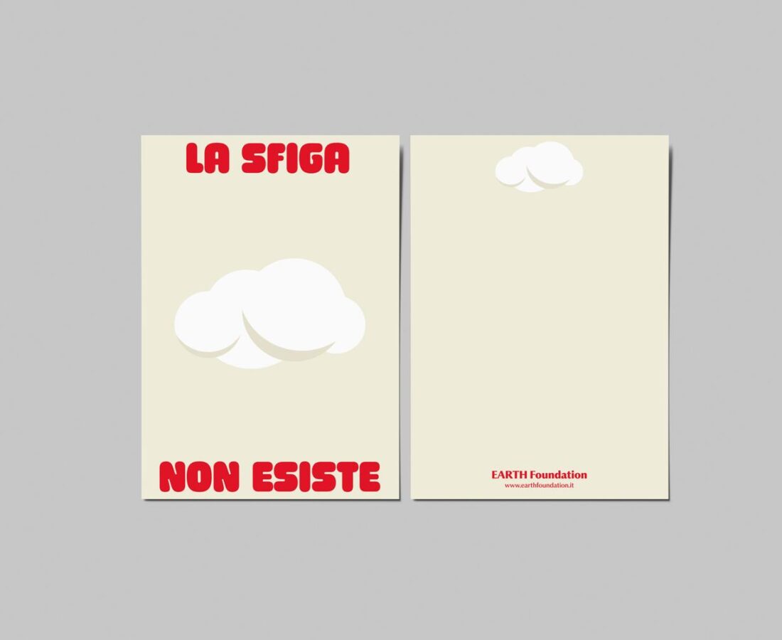 Cartolina Fantozzi - La sfiga non esiste